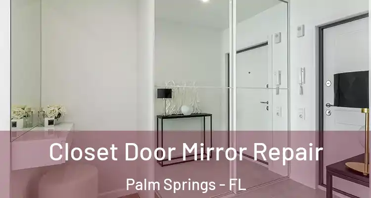  Closet Door Mirror Repair Palm Springs - FL