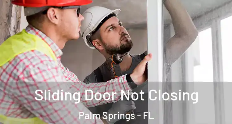  Sliding Door Not Closing Palm Springs - FL